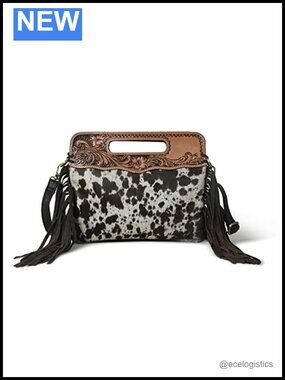 Women's Leather Fringe Crossbody Bag Hobo Handbag Handcrafted Suede Shoulder